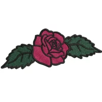 Rose Flower with leaf