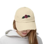Fleur de rose avec capuchon de feuille