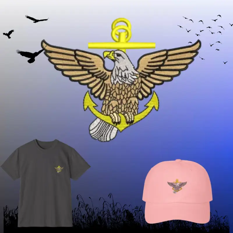 Aigle et ancre Eagle and Anchor