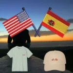 Spain and USA Flags