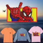 Spider Man créant un signe
