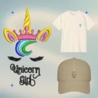 Unicorn Girl Head and Face