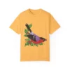 Sparrow coloré sur la chemise