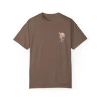 Cute Girl with Big Cap on shirt