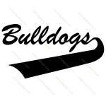 Texte élégant des Bulldogs