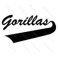 Gorillas Stylish Text