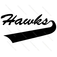 Hawks Stylish Text