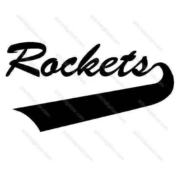 Texte de fusées Rockets Text