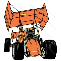 Voiture de course sprint