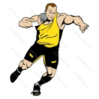 Shotput d'athlétisme