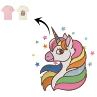 Cheval Licorne Coloré